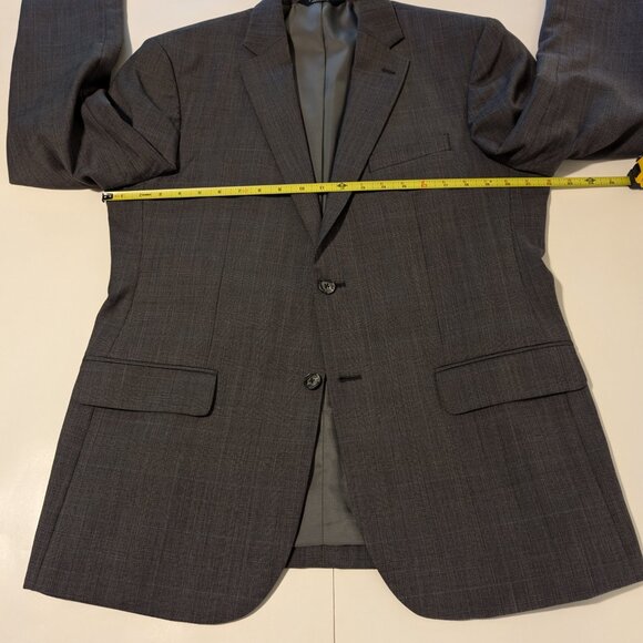 Jos. A. Bank Executive Collection Tailored Fit Glen Plaid Suit Grey 42R - Picture 12 of 16